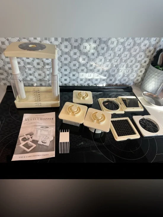 Williams Sonoma Professional Multi Chopper Fruit & Vegetable Dicer Slicer Corer