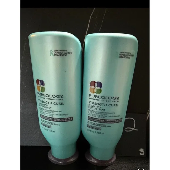 Pureology Strength Cure Conditioner Blue Set of 2 Strengthening Repairing Vegan