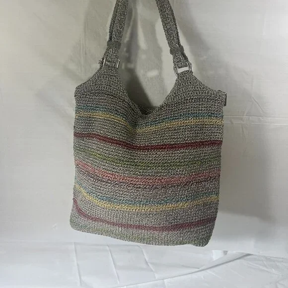 The SAK Striped BOHO Sack Shoulder Bag