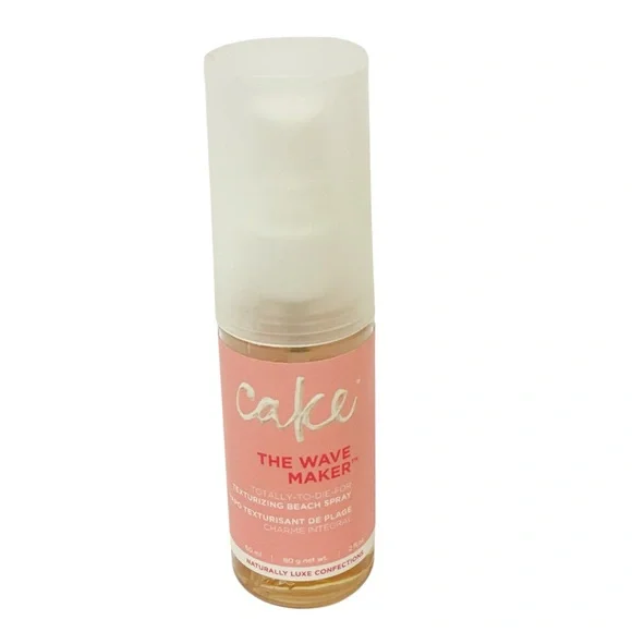 Cake Beauty THE WAVE MAKER Texturizing Beach Spray 2 oz 60 ml Travel‎ Size Vegan