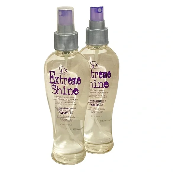 FX Extreme Shine Weightless Shine Anti Frizz Treatment 6oz‎ Lot of 2 Hair Care