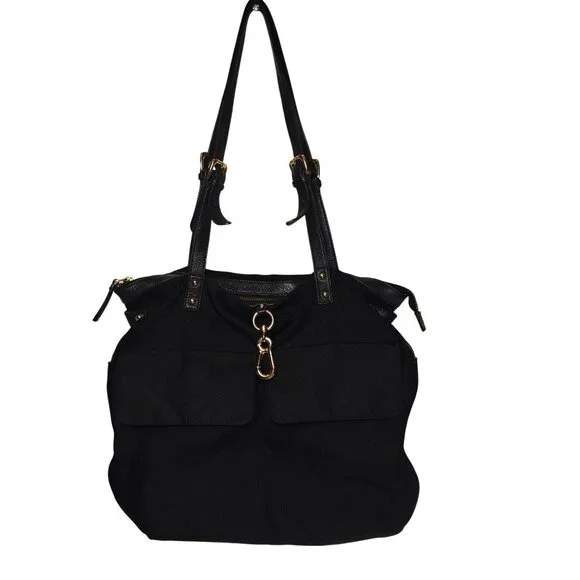 Jean Pierre Klifa For Anteprima-Nueve Black Nylon Shopper Tote Bag Large
