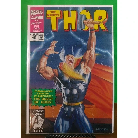 Marvel‎ Comics Thor #460 Bagged & Borded 1993 Great Condition