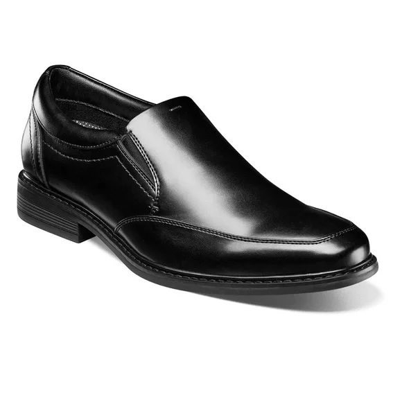 Nunn Bush Men's Jarvis Slip On Dress Shoes- Black- Size 10.5M