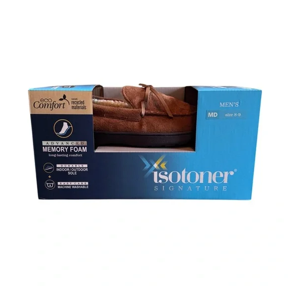 Isotoner Men's Brown Memory Foam Loafers