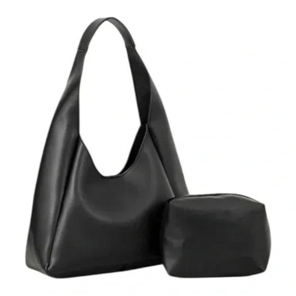 Colton Bucket Bag with Pouch in Black X Revolver 8 OTHER REASONS NEW-Flawed