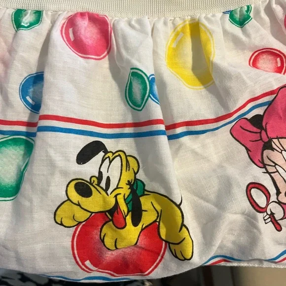 Disney  Kids Bed ruffle size 28 by 50 inches