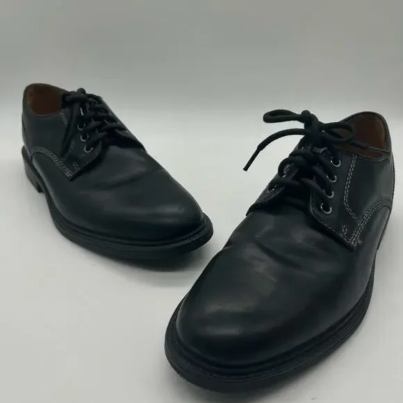 Bostonian Leather Oxford Shoes Black Lace Up Dress Formal‎ Business 7.5
