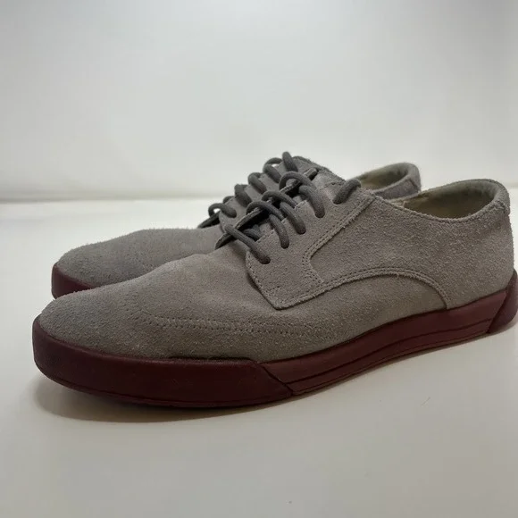 Cole Haan Air Jasper Wingtip Oxford Men's Size 8M Gray Suede Red Sole