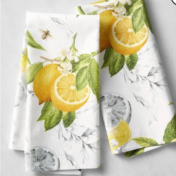 NWOT Williams Sonoma Meyer Lemon Kitchen Towel