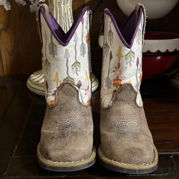 Twister Hannah Girl’s Purple Toddler Cowboy Boots