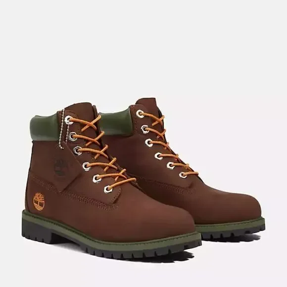 Timberland Premium Nubuck 6-Inch Waterproof Boots New Boys aize 2