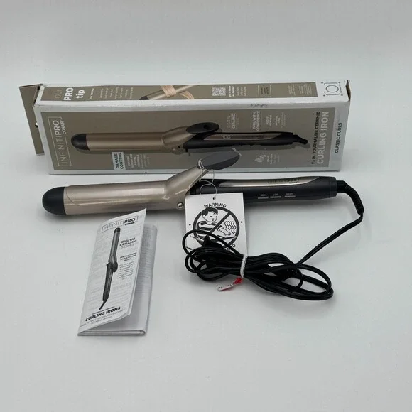 Conair InfinitiPro 1 1/4 Inch Curling Iron‎ Tourmaline Ceramic Hair Curler NEW
