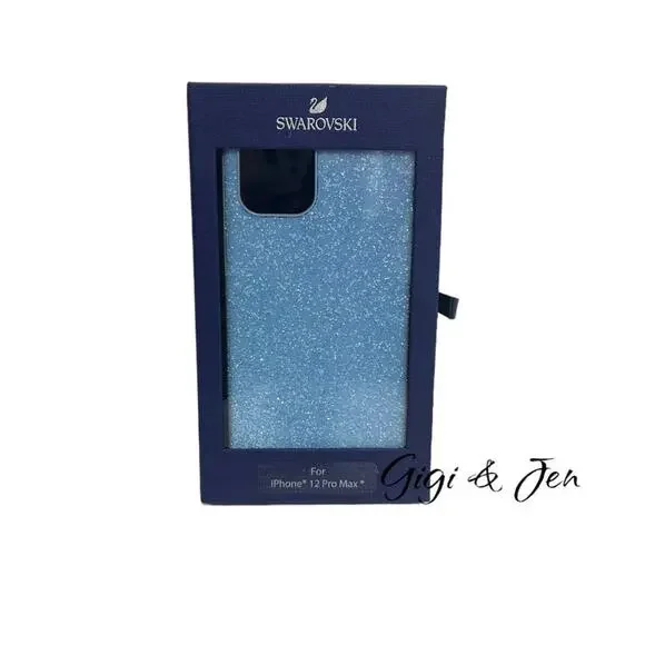 Swarovski High smartphone case iPhone 12 PRO MAX Blue Case