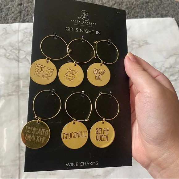santa barbara girls night in wine charm June sale