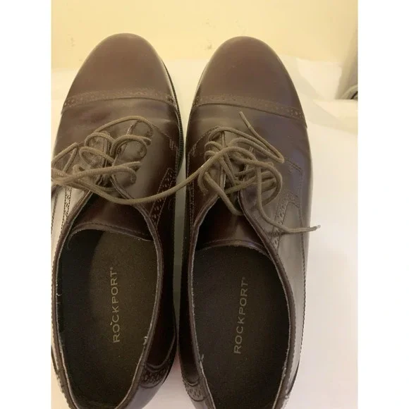 Rockport‎ Mens Leather Laceup Oxford Shoe Sz9