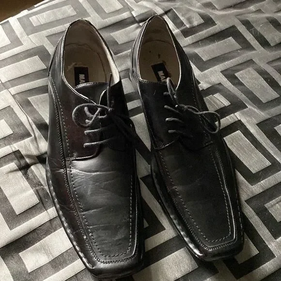 MADDEN Men's Leather Oxford Dress Shoes M-Tell Black 11 M