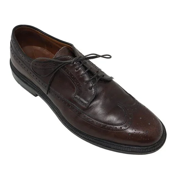 Alden J Crew Mens‎ 97572 Brown Calfskin Long Wing AMPUTEE RIGHT SHOE ONLY Size 9