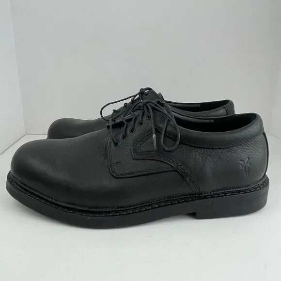 Frye Mens 9W Black Leather Oxford Lace Up Shoes‎ Boots