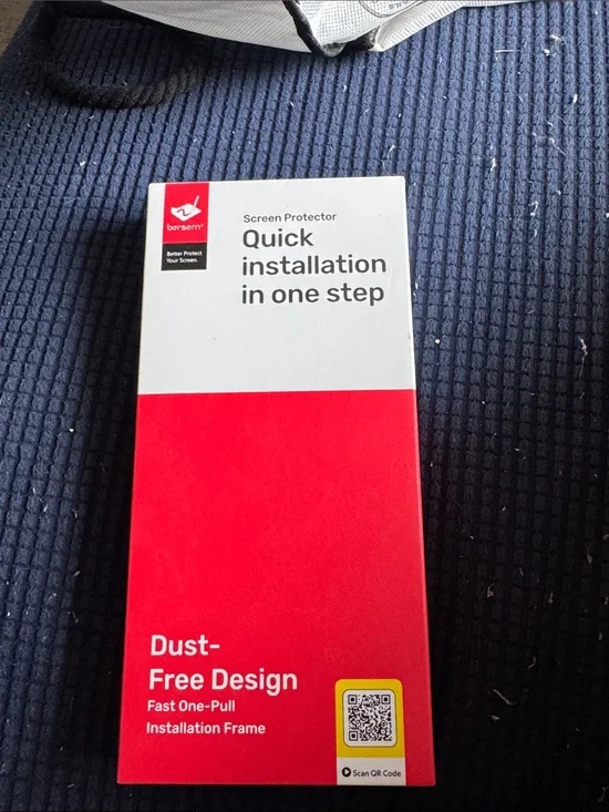 Screen Protector - Quick Installation (Red/White)