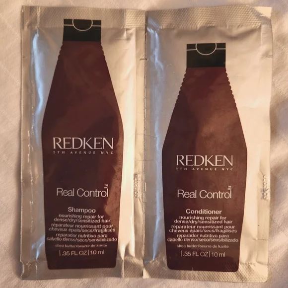 🪷5/$25! REDKEN 5th Avenue NYC Real Control Shampoo & Conditioner Set Travel Sz