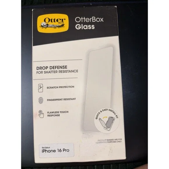 OtterBox Apple iPhone 16 Pro Glass Series Screen Protector - Clear