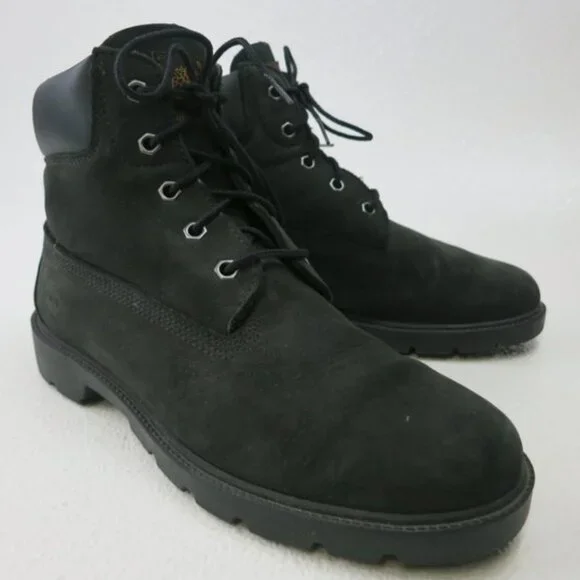 Timberland Nubuck Leather Premium Waterproof Hiking Boots Shoes Footwear Boys 6