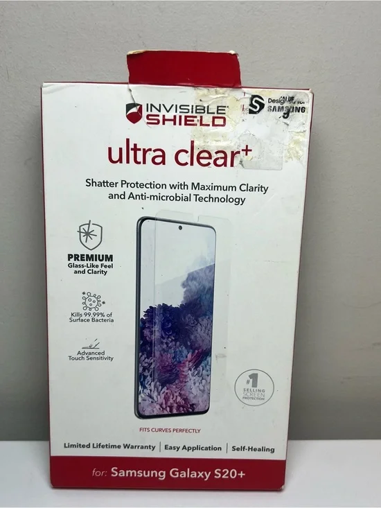 Zagg Ultra Clear+ Screen Protector for Samsung Galaxy S20+ - Clear