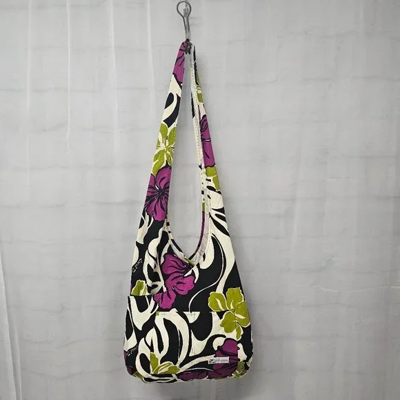 Local Design Bag Hobo CrossbodyTropical Hawaiian Beach Summer