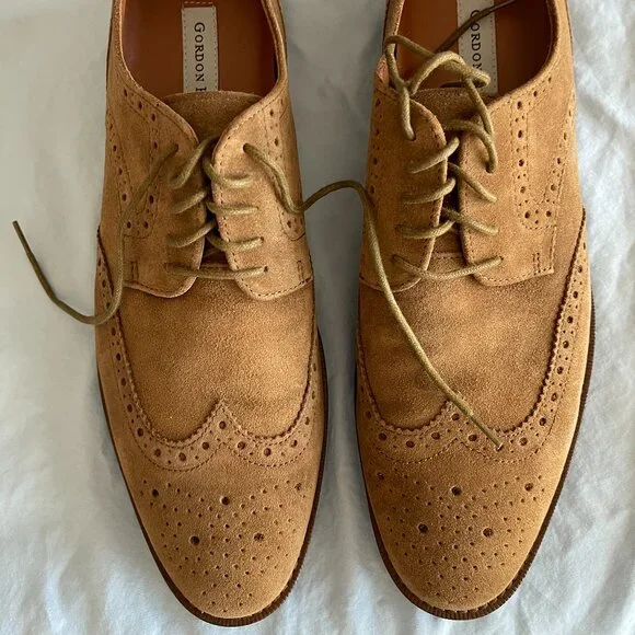Men's Gordon Rush Tan Suede Shoes Size 11 NWT