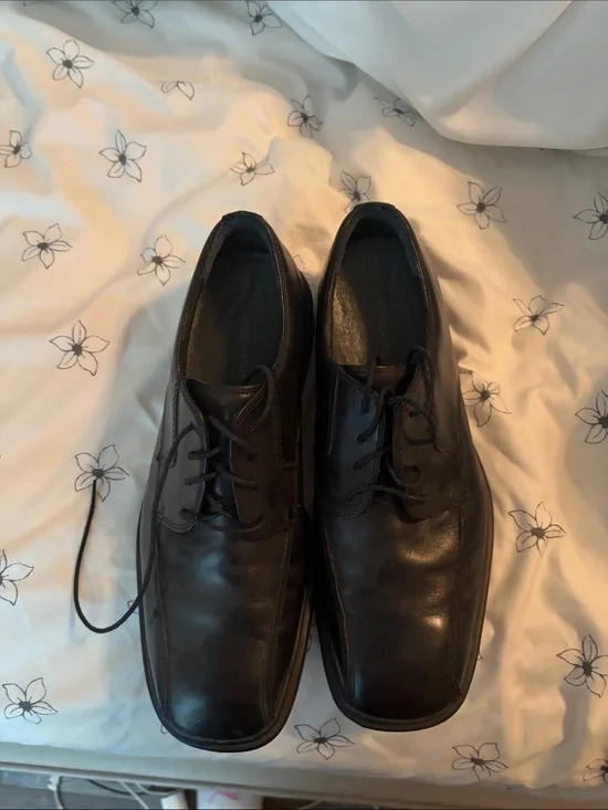 Men's Black dockers Lace-Up Dress Shoes