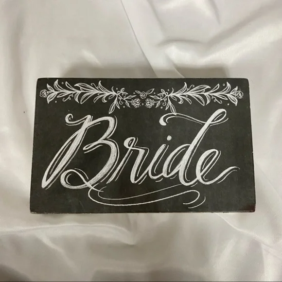 VINTAGE Bride Sign