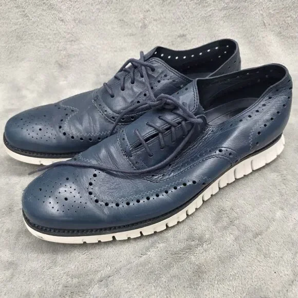Cole Haan Zerogrand $160 Men's Wingtip Oxfords Shoes Size 12 M Leather C23580