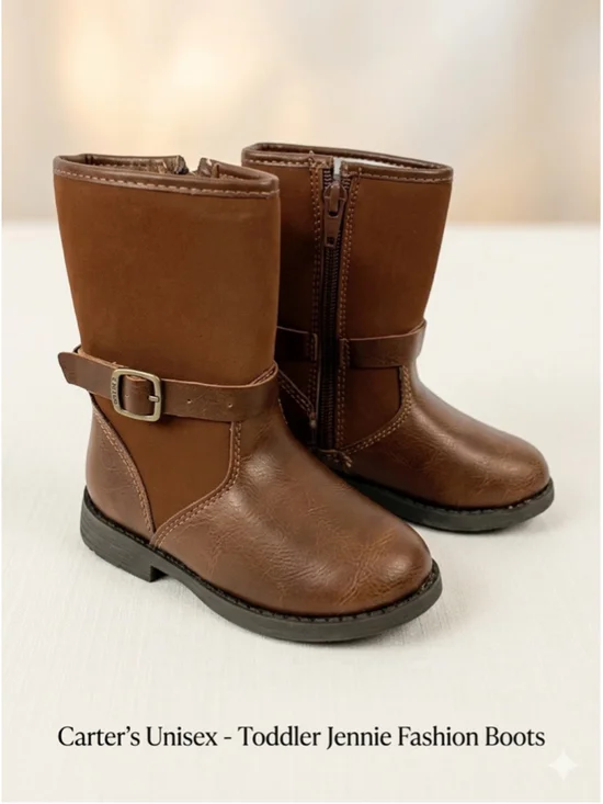 Carter’s Jennie Fashion Boots – Unisex Child Size 4