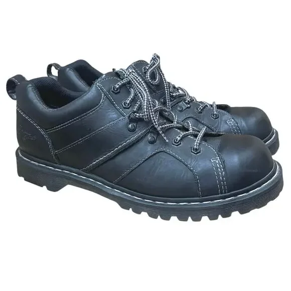 Dr. Martens Finnegan Shoe Men Size uS 13 Black Leather Chunky Grunge Utility