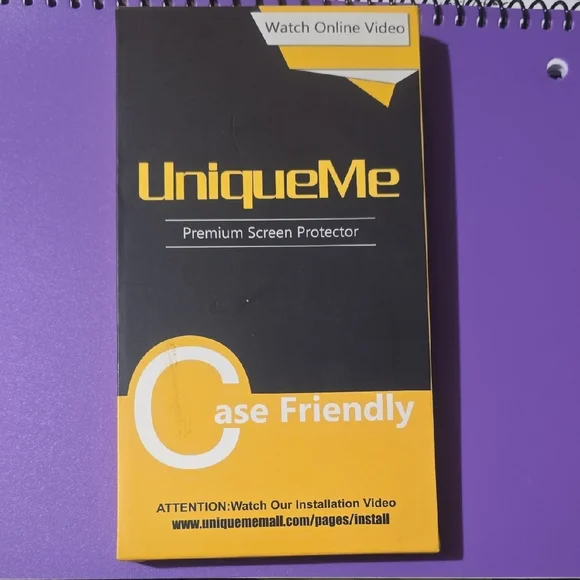 UniqueMe Screen Protector Case Friendly