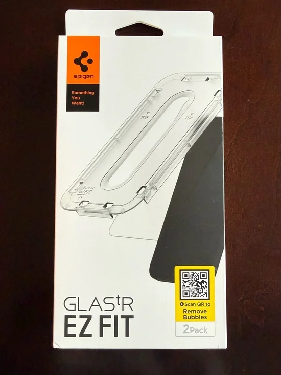 Spigen GLAS.tR EZ Fit Screen Protector - iPhone 15 Pro Max - NEW UNOPENED