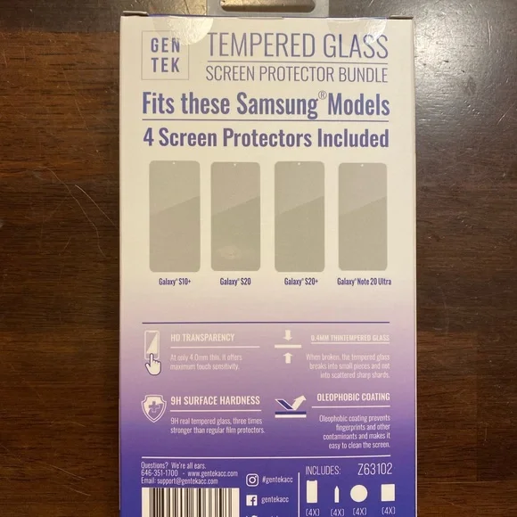 Gen Tek Screen protector for galaxy