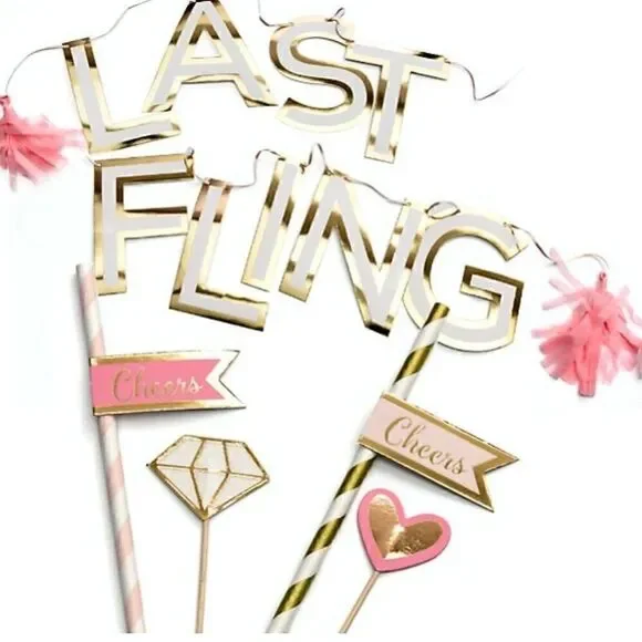 Last Fling Bachelorette Party Décor Kit