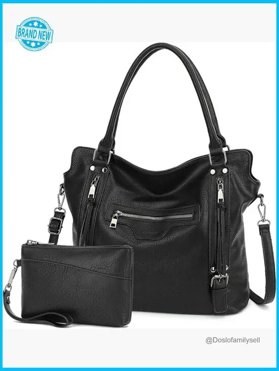 Large Hobo Tote Bag Crossbody Shoulder Purse with Adjustable Strap Travel Work