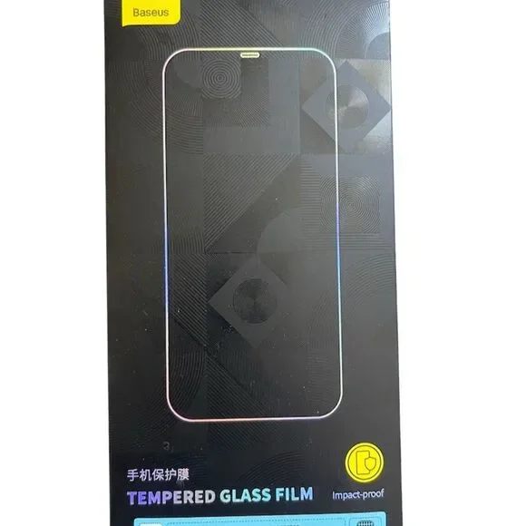Baseus Tempered Glass Screen Protector for iPhone 13 Pro (1 Pack) Black