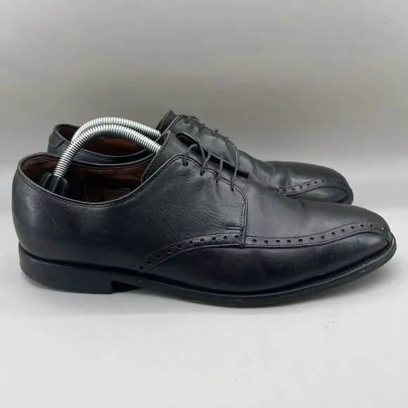 Allen Edmonds Wendell Men Size‎ 9.5 3E Shoes Black Leather Comfort Dress Oxford