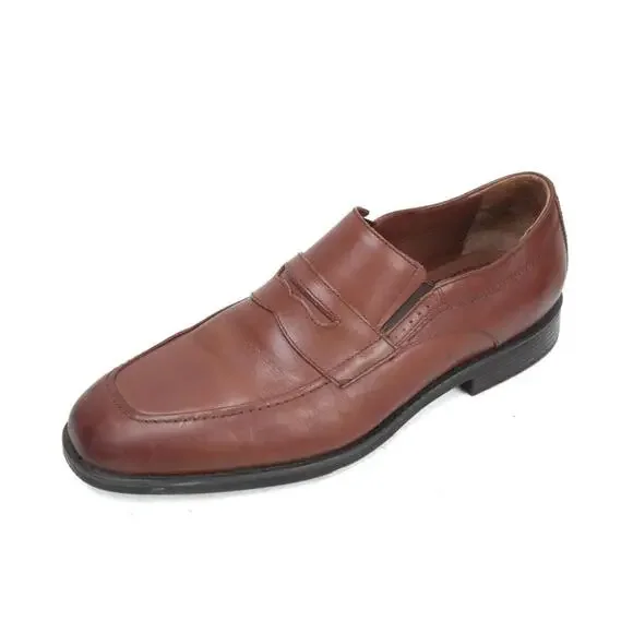 johnston and Murphy xc4 penny loafers shoes WATERPROOF sheepskin leather 11 M