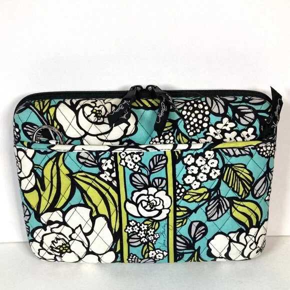 Vera Bradley Tablet Case Island Blooms Floral Padded Zip Around 8.5 in x 11.5 in