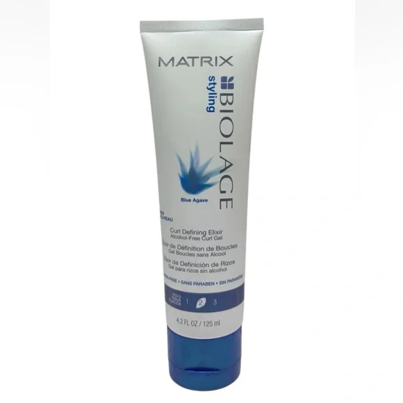 Matrix Biolage Curl Defining Elixir Medium Hold Gel Blue Agave 4.2oz Old Formula