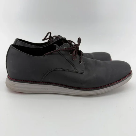 Cole Haan Original Grand Plain Toe Oxford‎ Black Leather Mens 10.5 M