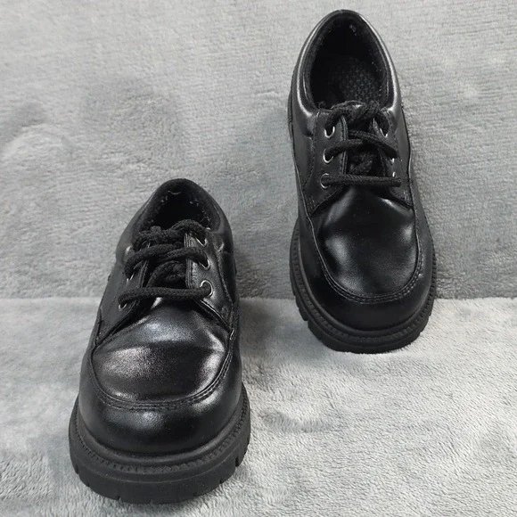 Young Classics Dress Boots Toddler Size US 5.5W Black Faux Leather‎