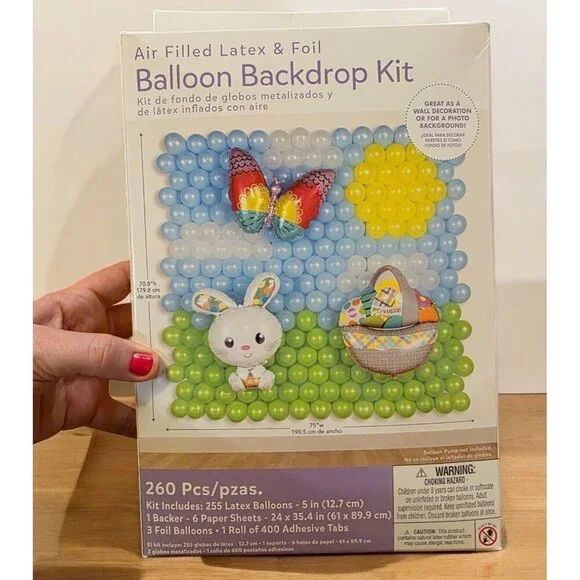 Amscan Easter Balloon‎ Backdrop Kit 260 pieces 71