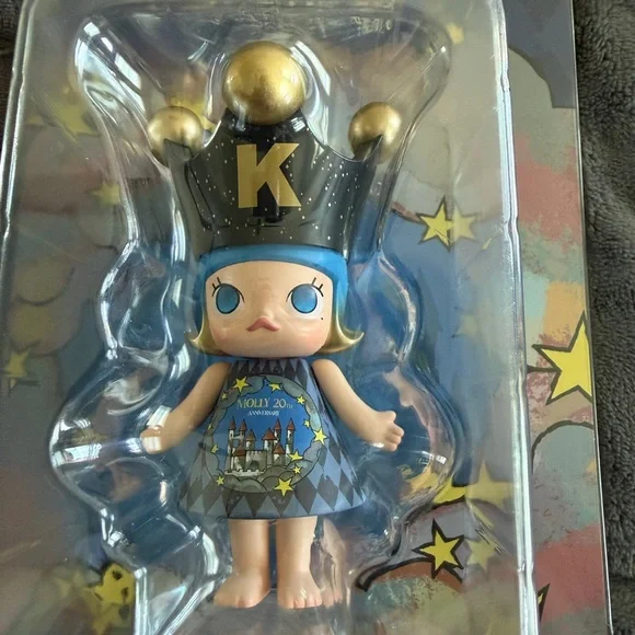 Molly 20th Anniversary Figure - Blue and Gold Hangcard. Authentic.