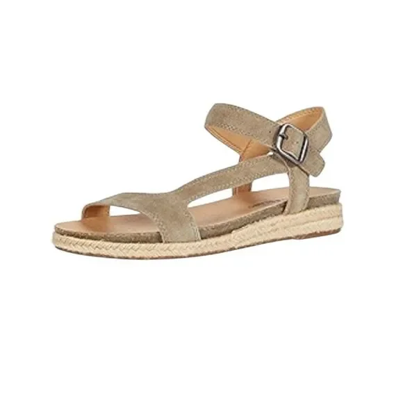 Women's Tan Espadrille Sandal Lucky Brand Size 10